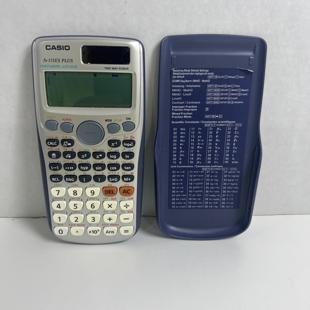Casio FX-115ES PLUS Scientific Calculator Two Way Power Handheld FX-115ES